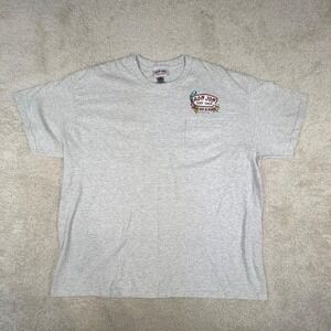 Ron Jon Surf Shop Cocoa Beach Florida Pocket T-Shirt Mens XL Heather Gray Parrot